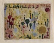 Paul Klee Abstract-imaginary garden Spain oil painting artist